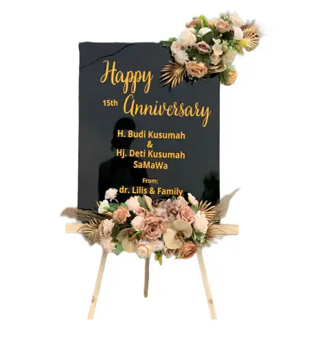 Papan Bunga Akrilik Lompoe